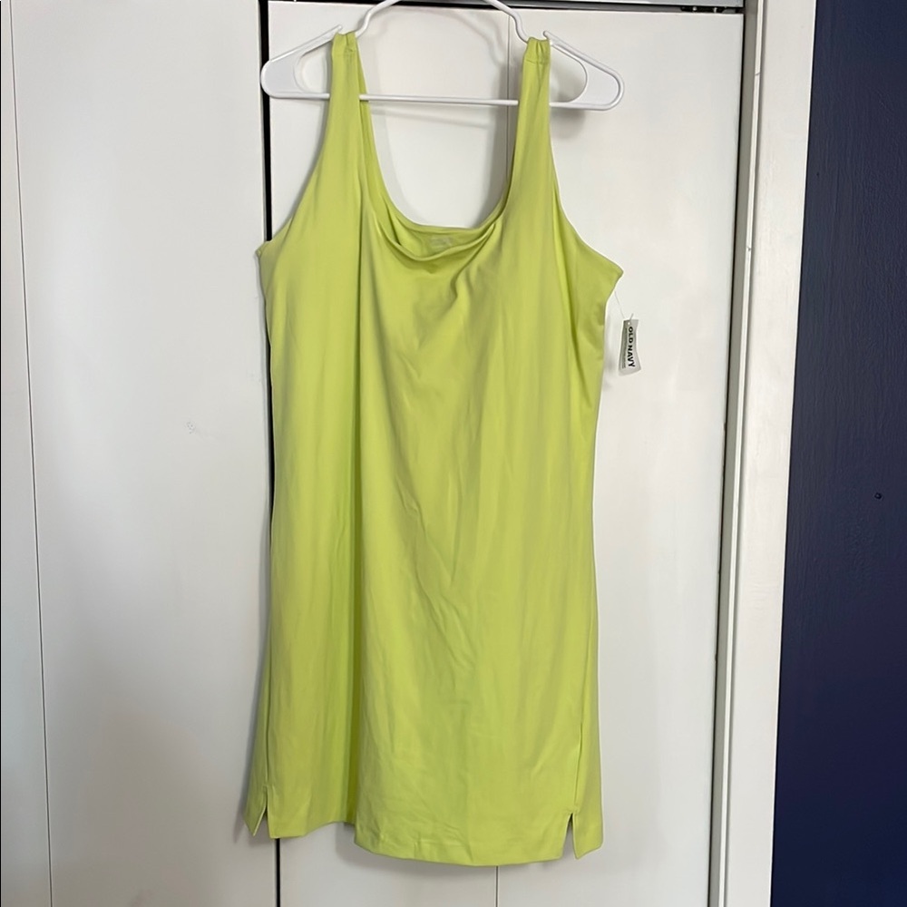 Lime Green Exercise Dress